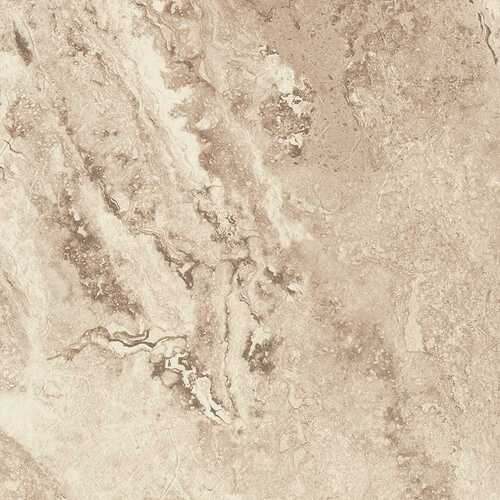 TrafficMaster A8001821 Light Travertine Low Gloss 3 MIL x 18 in. W x 18 in. L Groutable Peel and Stick Vinyl Tile Flooring (36 sqft/case)