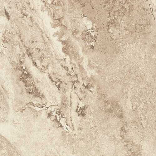 Light Travertine Low Gloss 3 MIL x 18 in. W x 18 in. L Groutable Peel and Stick Vinyl Tile Flooring (36 sqft/case) - pack of 16