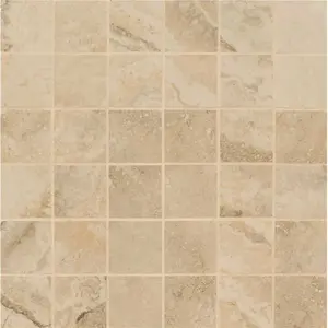 MS International Napa Matte Beige 12 x 12 Ceramic Mosaic Tile