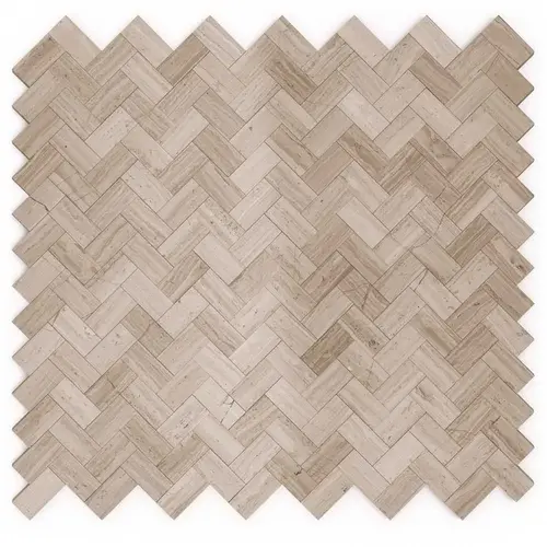 Maidenhair Mixed Grays 12.09 in. x 11.65 in. x 5 mm Stone Self-Adhesive Wall Mosaic Tile (11.76 sq. ft. /case)