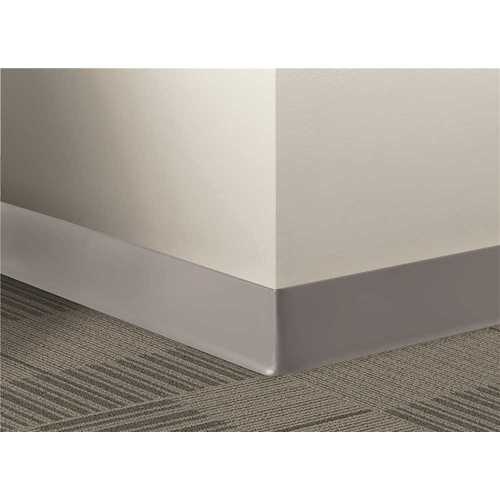 2.5 in. x 4 ft. Pewter Vinyl Wall Base - pack of 30