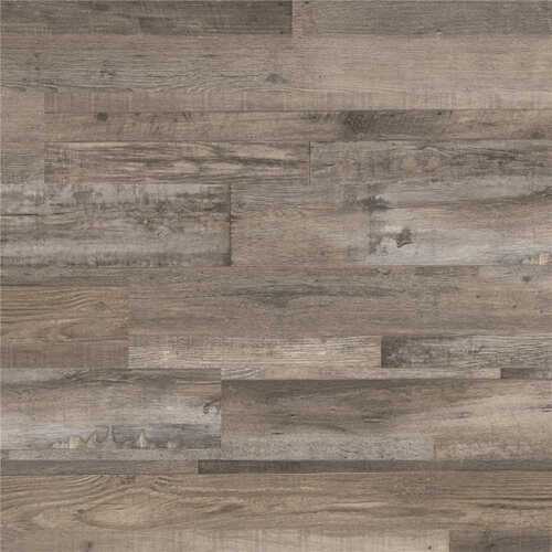 A&A Surfaces HD-LVG2012-0034 Woodlett Outerbanks Grey 12 MIL x 6 in. W x 48 in. L Glue Down Water Resistant Vinyl Plank Flooring (36 sqft/case)