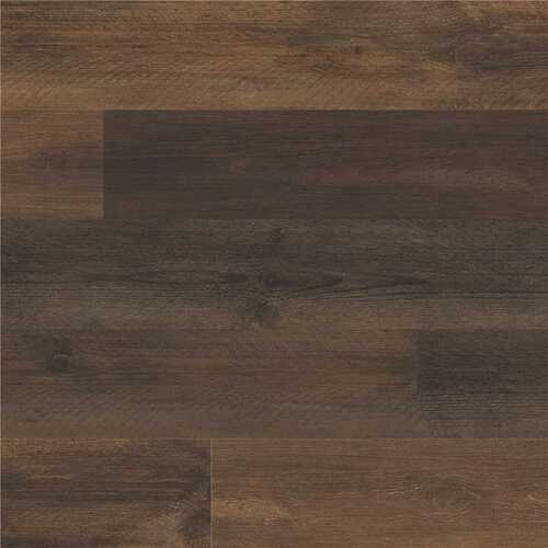 A&A Surfaces HD-LVR6520-0019 Herritage Walnut Drift 20 MIL x 7.1 in. W x 48 in. L Click Lock Waterproof Luxury Vinyl Plank Flooring (19 sqft/case)