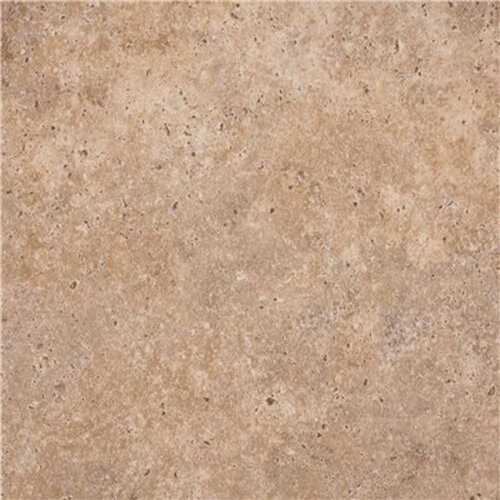 Adobe Stone Self-Adhesive Vinyl Floor Tile, Cream/Tan/Gray, 12 in. x 12 in., .08 Gauge (2 mm), (36 sq. ft. / case) - pack of 36