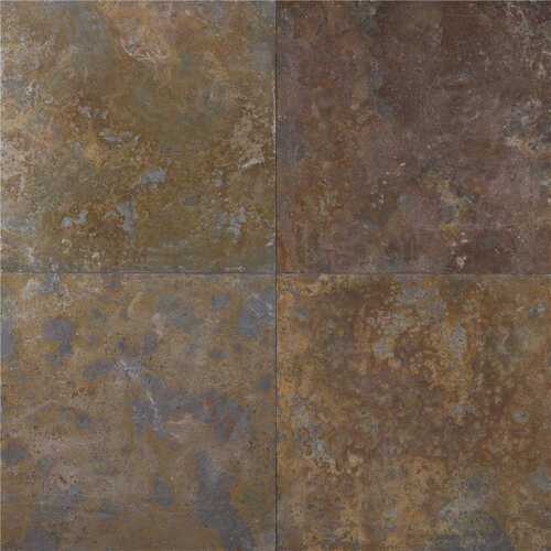 San Rio Rustic 12 in. x 12 in. Gauged Slate Floor and Wall Tile (10 sq. ft./Case) - pack of 10