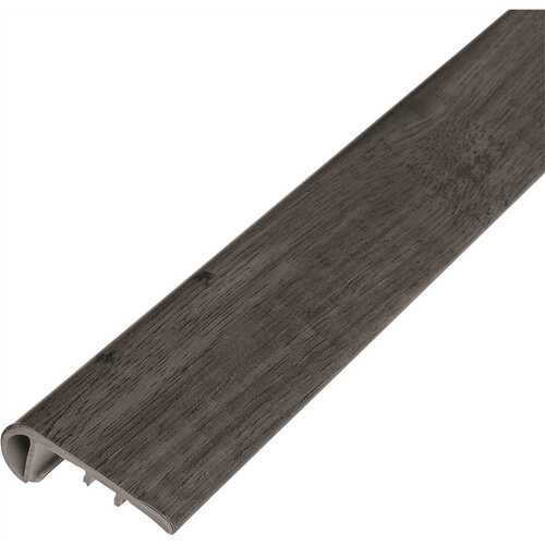 Bountiful Sidewalk 5/32 in. Thick x 2-1/8 in. Wide x 94 in. Length Vinyl Stair Nose Molding