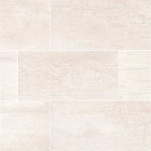 Metallic Blanc 24 in. x 48 in. Matte Porcelain Stone Look Floor and Wall Tile (112 sq. ft./Pallet)