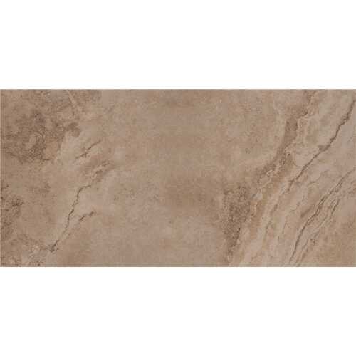 Napa Beige 12 in. x 24 in. Matte Ceramic Stone Look Floor and Wall Tile (16 sq. ft./Case)