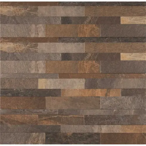 Rocky Gold Ledger Panel 6 in. x 24 in. Matte Porcelain Wall Tile (11 sq. ft. / case) - pack of 11