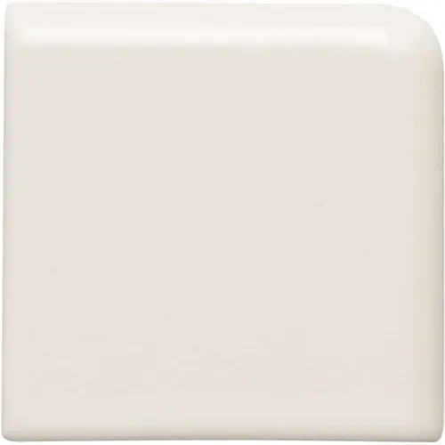 Daltile RE15SN4269CC1P2 Restore Bright White 2 in. x 2 in. Ceramic Bullnose Corner Wall Trim Tile (0.02 sq. ft. / Piece)