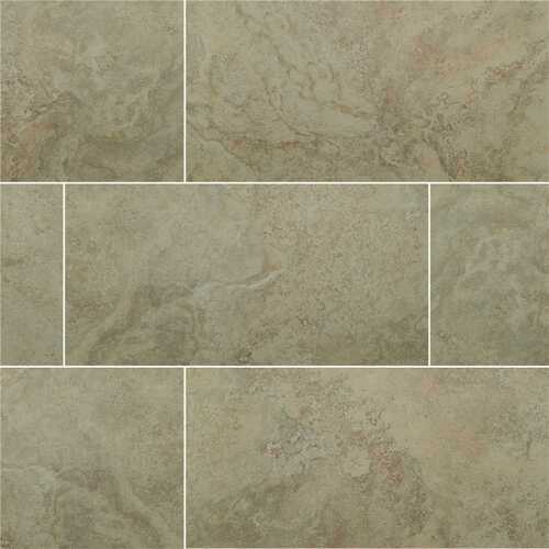 Toscana Beige 12 in. x 24 in. Matte Porcelain Stone Look Floor and Wall Tile (18 sq. ft./Case)