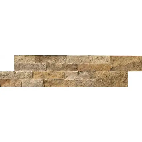 Picasso Ledger Panel 6 in. x 24 in. Natural Travertine Wall Tile ( / 60 sq. ft. / pallet)