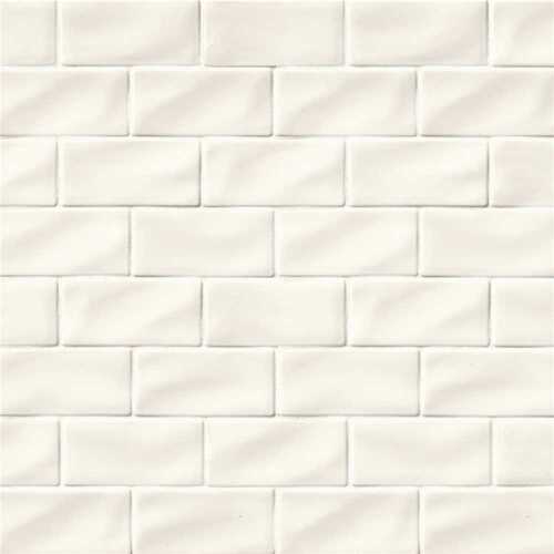 Whisper White 3 in. x 6 in. Glossy Ceramic Subway Wall Tile (1 sq. ft./Case)