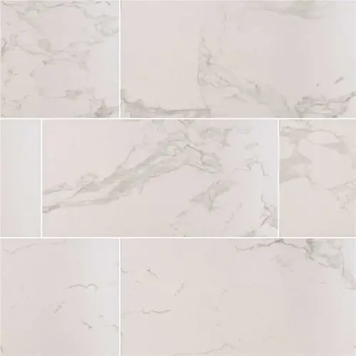 Praia Carrara 24 in. x 48 in. Polished Porcelain Floor and Wall Tile (7- sq. ft./Pallet)