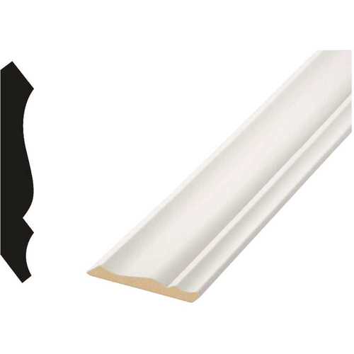 FINISHED ELEGANCE 10001762 WM49 - 7/16 in x 3-5/8 in x 96 in. MDF Crown Moulding