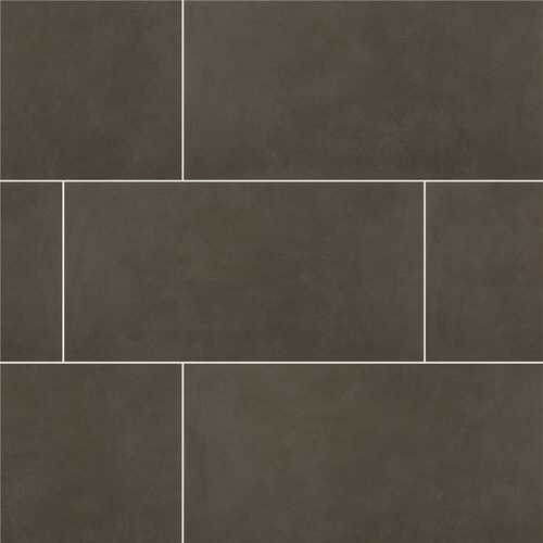 Metro Anthracite 12 in. x 24 in. Matte Porcelain Floor and Wall Tile (14 sq. ft. / case)