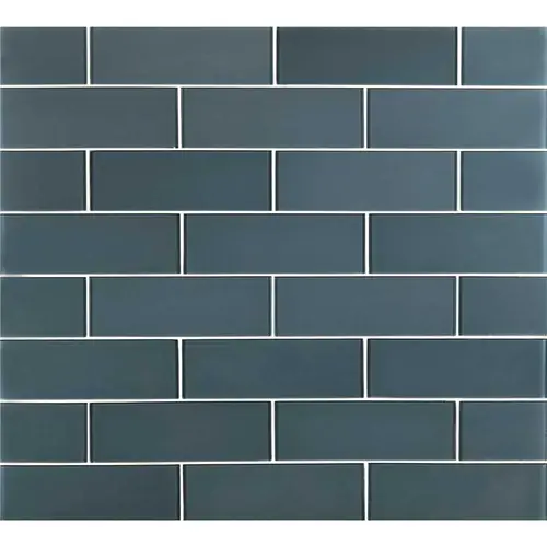 MS International, Inc GL-T-HAISAP39 Haiku Sapphire 3 in. x 9 in. Glossy Glass Subway Wall Tile (3.8 sq. ft./Case)