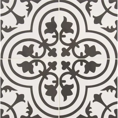 MS International, Inc NHDAMA8X8 Encaustic Amantus 8 in. x 8 in. Matte Porcelain Patterned Look Floor and Wall Tile (5.16 sq. ft./Case) - pack of 15