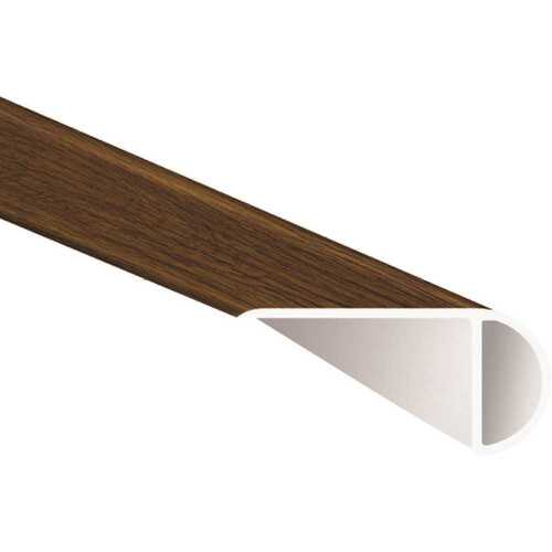 A&A Surfaces LVR6520-0017-SN Antique Mahogany 0.75 in. T x 1.77 in. W x 94 in. L Luxury Vinyl Stair Nose Molding