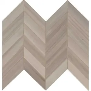 MSI Havenwood Platinum Chevron 12 in. x 15 in. Matte Porcelain Mosaic Floor and Wall Tile (10 sq. ft./Case)