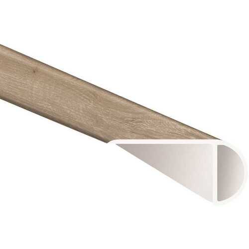 Moonstone 0.75 in. Thick x 2.33 in. Wide x 94 in. Length Luxury Vinyl Overlapping Stair Nose Molding