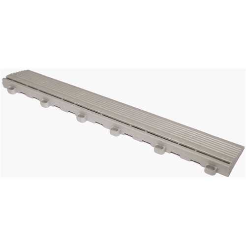 15.75 in. Pearl Sliver Looped Edging for 15.75 in. Modular Tile Flooring
