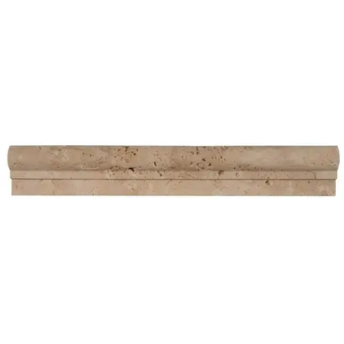 MS International, Inc MCR-CH2X12 Chiaro Crown Molding 2 in. x 12 in. Honed Travertine Wall Tile (1 lin. ft.)