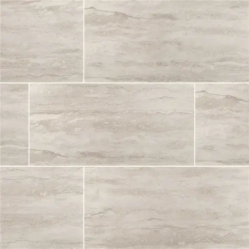 MS International, Inc NHDNYOGRA1224P Nyon Gray 12 in. x 24 in. Polished Porcelain Floor and Wall Tile (16 sq. ft./Case) - pack of 8