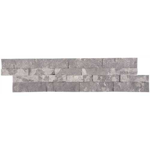 MS International, Inc LPNLMGLAGRY624 Glacial Grey Splitface Ledger Panel 6 in. x 24 in. Natural Marble Wall Tile ( / 60 sq. ft. / pallet)