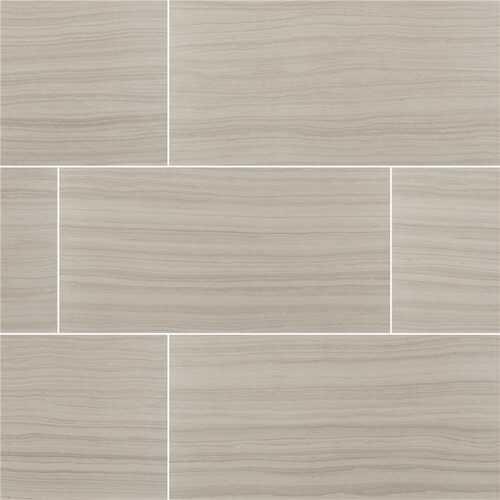 MS International, Inc NHDTRIIVO1224 Trinity Ivory 12 in. x 24 in. Matte ...