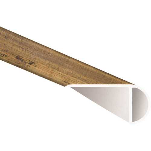 Aged Hickory 3/4 in. Thick x 2 3/4 in. Wide x 94 in. Length Luxury Vinyl Stair Nose Molding