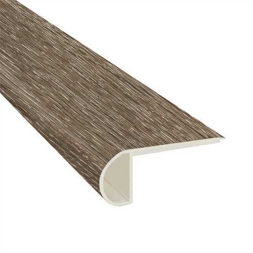 Montage Grey 3/4 in. Thick x 2 3/4 in. Wide x 94 in. Length Luxury Vinyl Flush Stair Nose Molding