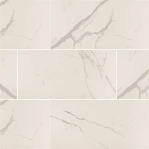 Ader Tegal 12 in. x 24 in. Matte Porcelain Marble Look Floor and Wall Tile (16 sq. ft./Case)