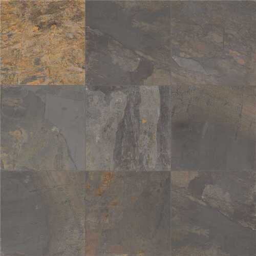 MS International, Inc SRUSETH1212 Rustique Earth Gauged Slate Floor and Wall Tile (10 sq. ft./Case)