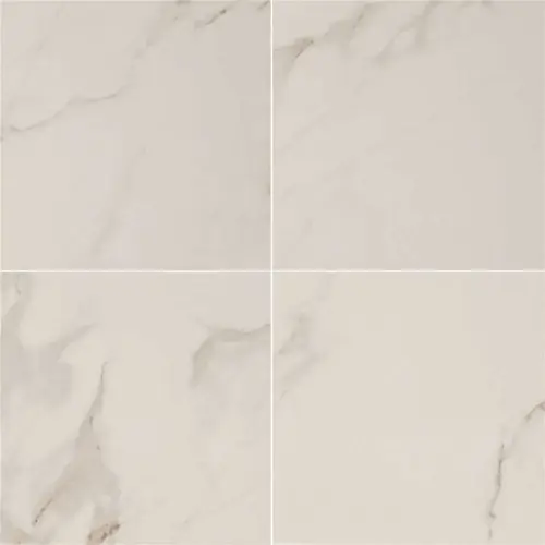 Home Decorators Collection NHDCAR2424PP Carrara White 24 in. x 24 in. Polished Porcelain Floor and Wall Tile (448 sq. ft./Pallet)