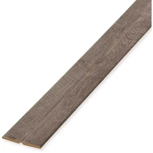 3-in-1 3/16 in. x 4-3/4 in. x 96 in. Weathered Grey MDF Shiplap Panel Gray