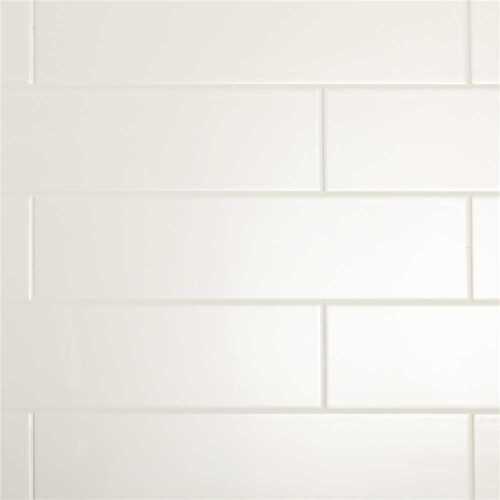 Daltile RE15416HD1P2 Restore 4 in. x 16 in. Ceramic Bright White Subway Tile (13.20 sq. ft./Case)