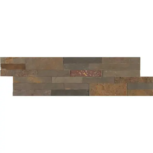 Gold Rush Peel and Stick 6 in. x 22 in. Textured Quartz Stone Look Wall Tile (13.8 sq. ft./Case)