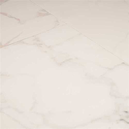 Pietra Carrara 12 in. x 24 in. Polished Porcelain Marble Look Floor and Wall Tile (16 sq. ft./Case)