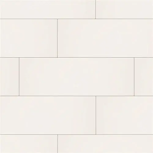 Daltile RE15824HD1P2 Restore Bright White 8 in. x 24 in. Ceramic Wall Tile (13.3 sq. ft. / Case) - pack of 10
