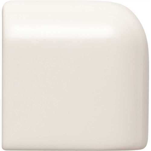 Daltile RE15AN4200CC1P2 Restore Bright White 2 in. x 2 in. Glazed Ceramic Mudd Bullnose Trim Tile (0.02 sq. ft./each)