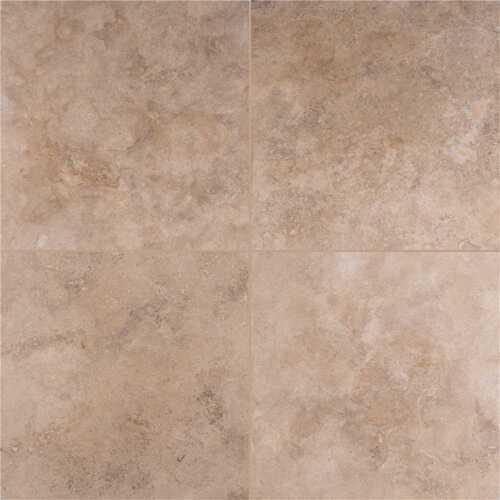 Noche Premium 18 in. x 18 in. Honed Travertine Stone Look Floor and Wall Tile (2.25 sq. ft./Each)