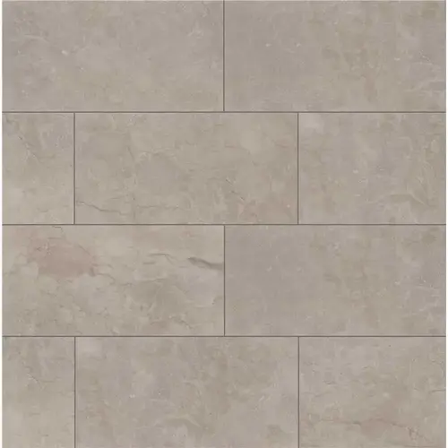 Ansello Grey 12 in. x 24 in. Matte Ceramic Stone Look Floor and Wall Tile (16 sq. ft./Case) - pack of 8