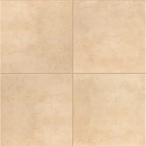 Aria Cremita 24 in. x 24 in. Polished Porcelain Floor and Wall Tile (16 sq. ft. / case) - pack of 4