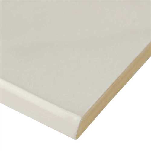 Aria Ice Bullnose 3 in. x 18 in. Polished Porcelain Wall Tile (15 lin.ft/Case) - pack of 10