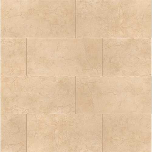 Aria Cremita 12 in. x 24 in. Polished Porcelain Floor and Wall Tile (16 sq. ft. / case) - pack of 8