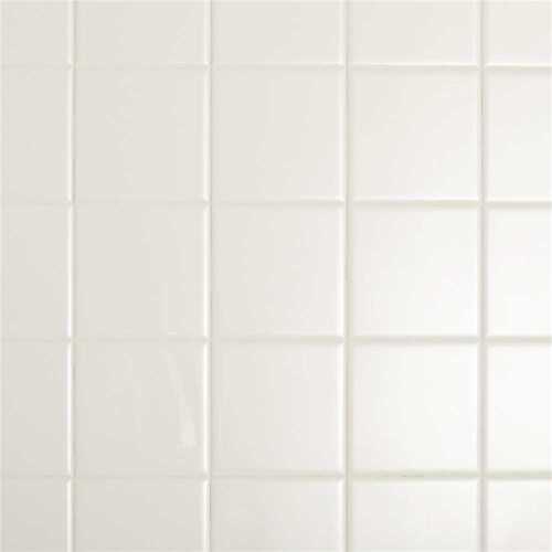 Daltile RE1544HD1P4 Restore Bright White 4-1/4 in. x 4-1/4 in. Ceramic Wall Tile (12.5 sq. ft. / Case)