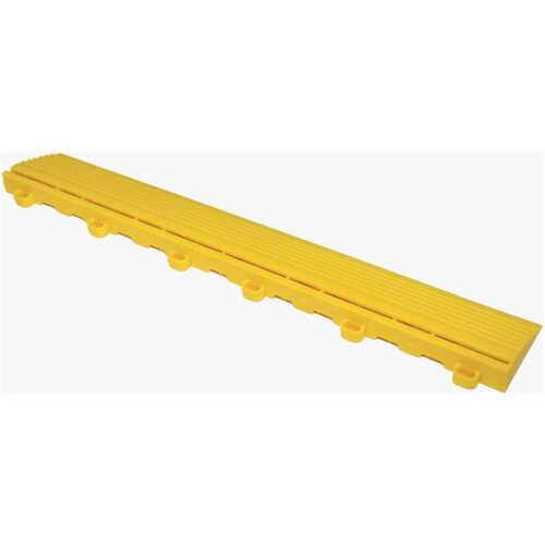 15.75 in. Citrus Yellow Looped Edging for 15.75 in. Modular Tile Flooring