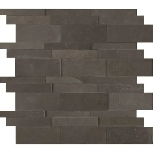 Neptune 3D 11.75 in. x 13.38 in. Honed Basalt Patterned Look Wall Tile (9.8 sq. ft./Case)