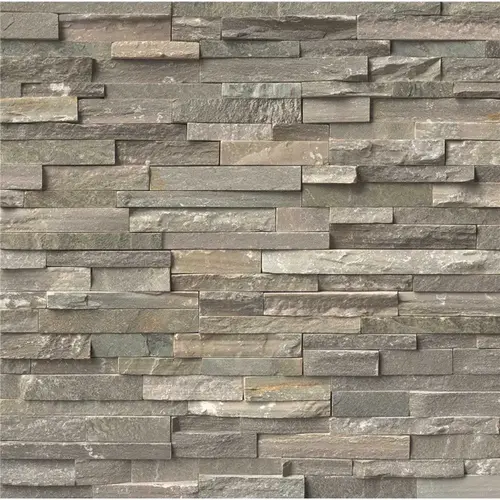 Sierra Blue Mini Ledger Panel 4.5 in. x 16 in. Natural Quartzite Wall Tile (5 sq. ft. / case) - pack of 10